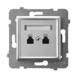 ospel-aria-srebrny-gniazdo-telefoniczne-gpt-2un-m-18