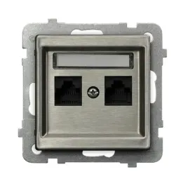 ospel-sonata-stal-inox-gniazdo-telefoniczne-gpt-2rmn-m-37