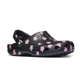 klapki-crocs-classic-flower-clog-k-czarny-32-33-dzieciece