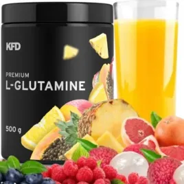 glutamina-aminokwasy-regeneracja-odpornosc-kfd-glutamine-500g-tropikalny