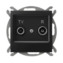 ospel-impresja-czarny-gniazdo-rtv-koncowe-gpa-yk-m-33