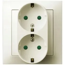 ospel-impresja-ecru-gniazdo-podwojne-0-schuko-gp-2ys-m-27