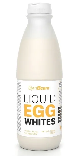 BIAŁKO białka jaj BEZ GMO konserwantów 1000g GymBeam Płynne Białko Jaj 1kg