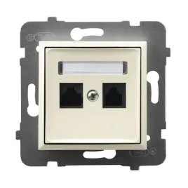 ospel-aria-ecru-gniazdo-komp-kat-5e-gpk-2u-k-m-27