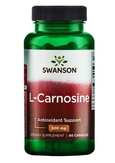 L-KARNOZYNA oczyszcenie detoks Swanson L-Karnozyna 500mg 60kaps