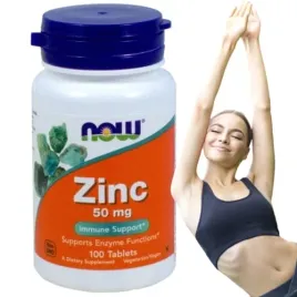 cynk-glukonian-cynku-odpornosc-uklad-hormonalny-now-foods-zinc-50mg-100-tab