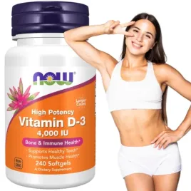 witamina-d3-odpornosc-now-foods-vitamin-d3-4000iu-240softgels