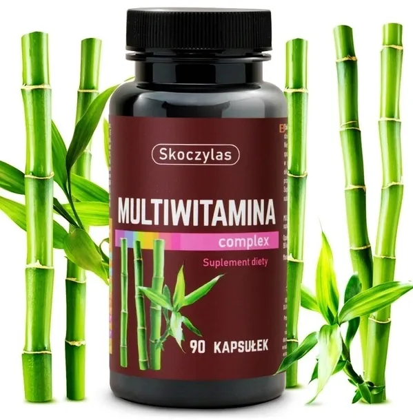 WITAMINY kompleks witamin Skoczylas Multiwitamina krzem, bor, jod 90 kaps.