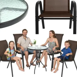 stol-okragly-island-60cm-4x-krzeslo-sofia-braz