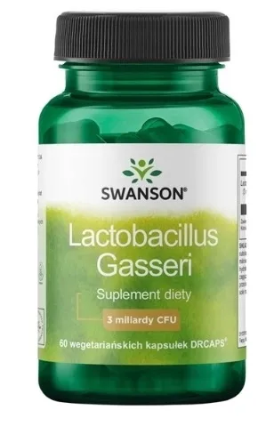 SWANSON PROBIOTYK Lactobacillus GASSERI 60 kapsułek Slim JELITA trawienie