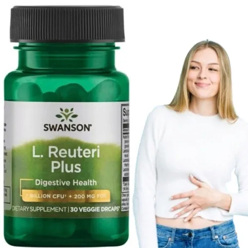 PROBIOTYK perystaltyka jelit Swanson Probiotic Reteuri Plus 30vcaps.