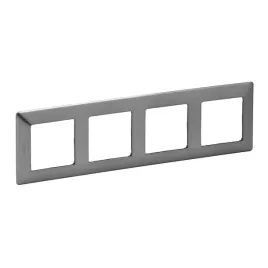 legrand-valena-life-stalowy-ramka-x4