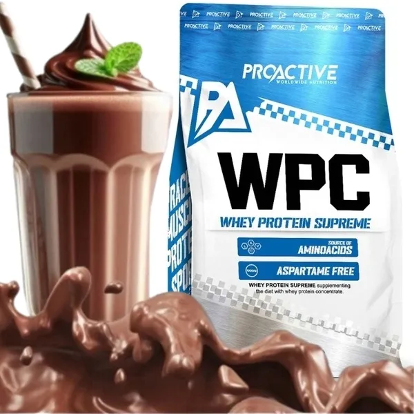 BIAŁKO WPC serwatkowe whey ODŻYWKA BIAŁKOWA ProActive 700g CZEKOLADOWE