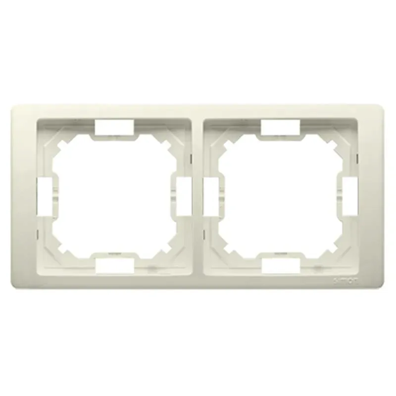 simon-basic-neos-bezowy-ramka-podwojna-bmrc2-12-stan-nowy