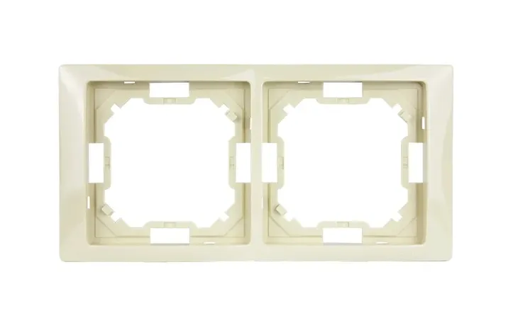 simon-basic-neos-bezowy-ramka-podwojna-bmrc2-12-stan-nowy