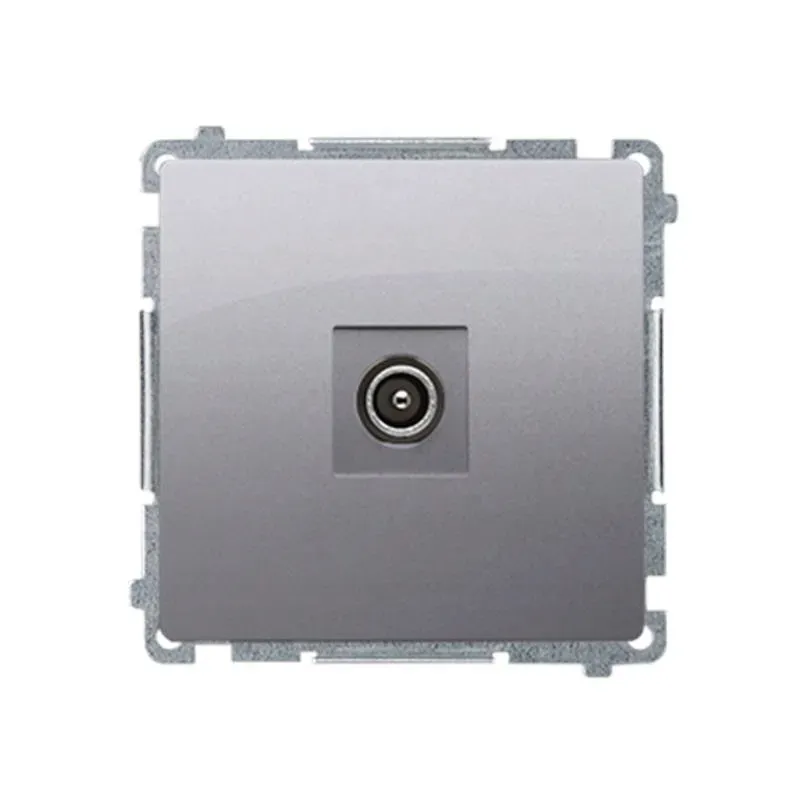 simon-basic-inox-gniazdo-antenowe-bmak3-01-21-stan-nowy