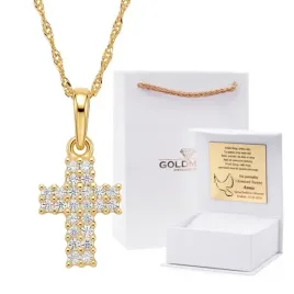 zloty-komplet-lancuszek-z-krzyzykiem-na-chrzest-komunia-swieta-14kt-585