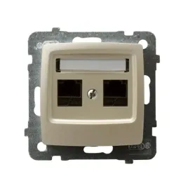 ospel-karo-ecru-gniazdo-komputerowe-gpk-2s-k-m-42