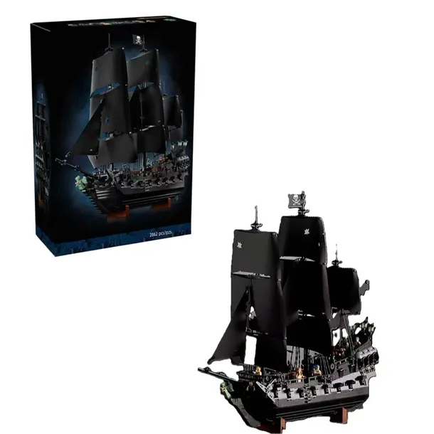 KLOCKI KONSTRUKCYJNE PIRACKI STATEK ŻAGLOWIEC 2862 EL. JAK LEGO