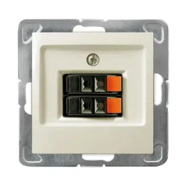ospel-impresja-ecru-gniazdo-glosnikowe-gg-2y-m-27