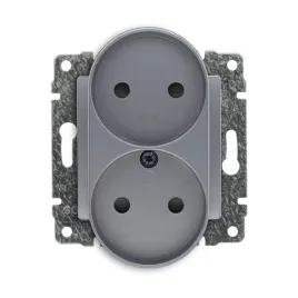 kos-vena-aluminium-gniazdo-podwojne-do-ramki