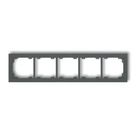 karlik-deco-grafitowy-mat-ramka-5-krotna-28dr-5