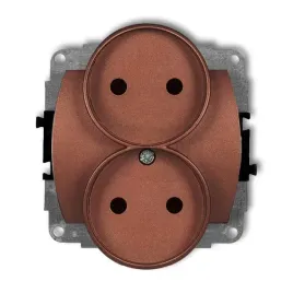 karlik-trend-braz-met-gniazdo-2x-do-ramki-9gpr-2