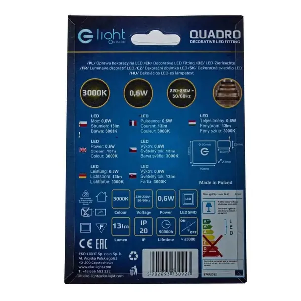 quadro-3000k-3000k-rodzaj-gwintu-zintegrowane-zrodlo-led
