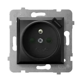 ospel-aria-czarny-gniazdo-pojedyncze-0-usb
