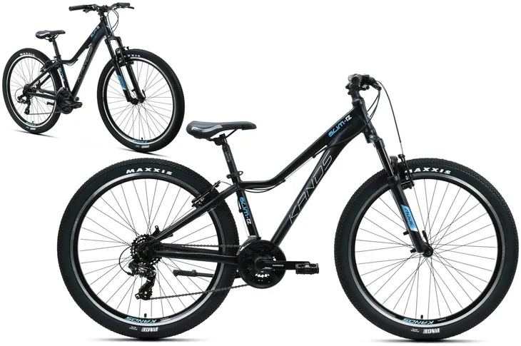 Rower MTB 27.5" KANDS SLIM-R rama 14" czarny - niebieski R26