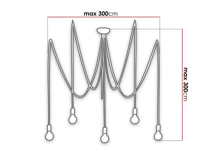 lampa-wiszaca-spider-black-6788-waga-z-opakowaniem-1-kg
