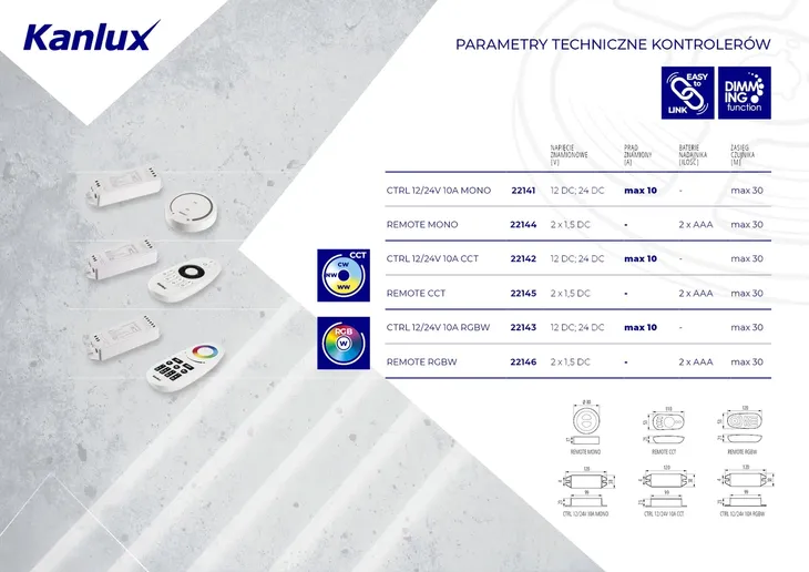 kontroler-do-tasm-led-remote-cct-marka-kanlux