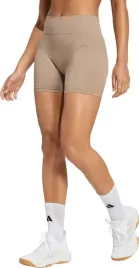spodenki-damskie-adidas-workout-essentials-4-inch-bezowe-jx3926