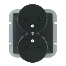 abex-perla-czarny-mat-gniazdo-podwojne-0-pt-6pr