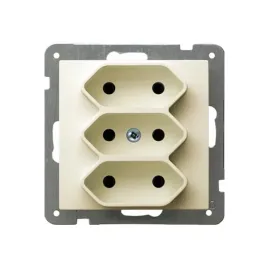 ospel-as-ecru-gniazdo-potrojne-gp-3g-m-27