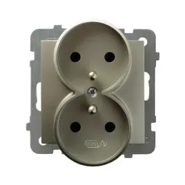 ospel-as-satyna-gniazdo-podwojne-0-gp-2grz-m-45
