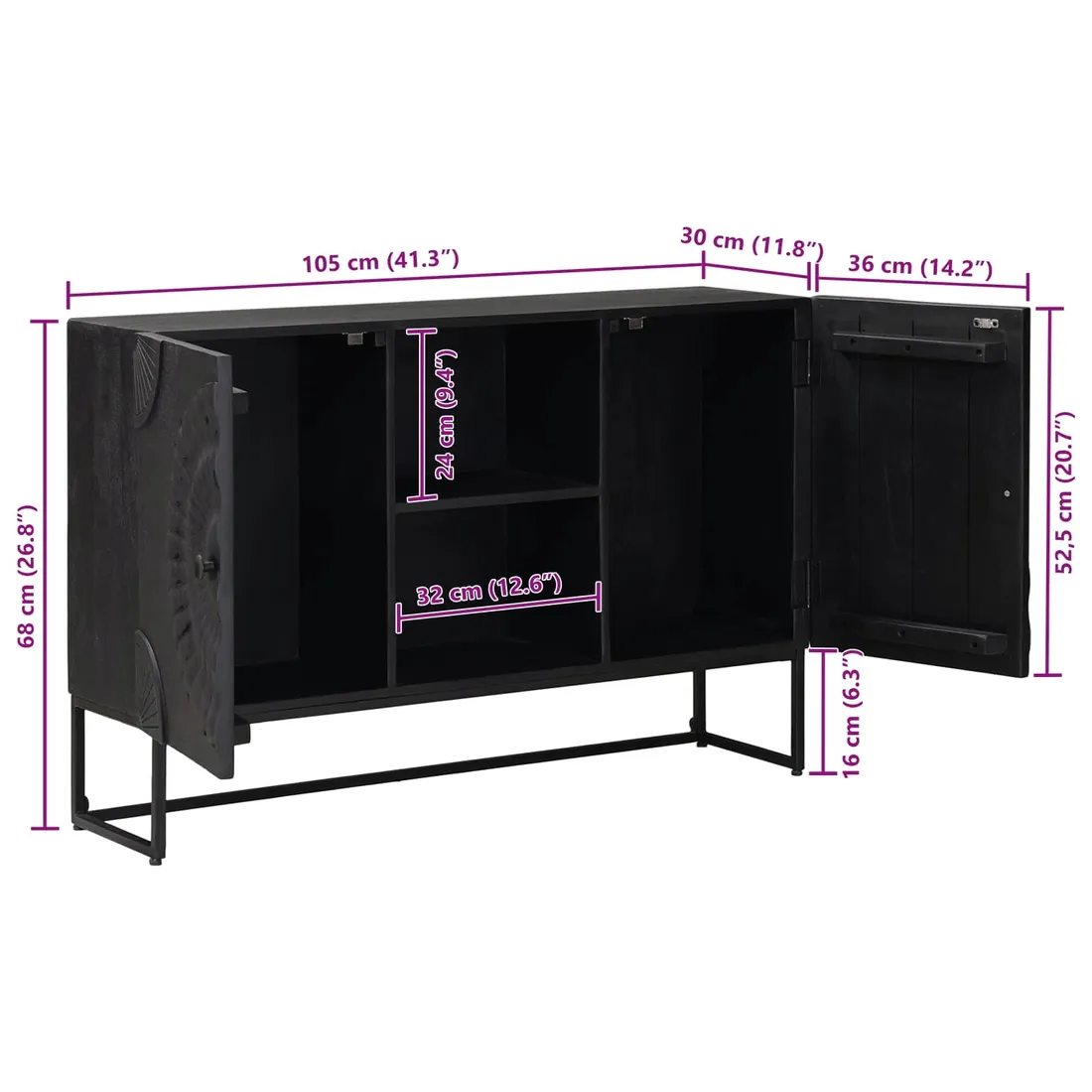 bufet-czarny-105-x-30-x-68-cm-stan-nowy