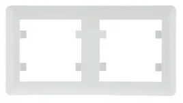 hager-lumina-2-bialy-ramka-2-pozioma
