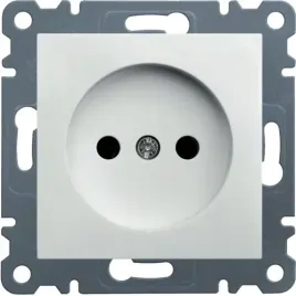 hager-lumina-2-bialy-gniazdo-bez-uziemienia