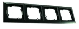 abex-perla-czarny-mat-ramka-4-ra-4p