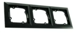abex-perla-czarny-mat-ramka-3-ra-3p