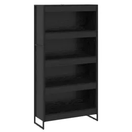industrialna-szafka-na-ksiazki-w-czarnym-debie-80x30x155-cm