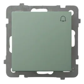 ospel-as-przycisk-zwierny-dzwonek-zielony-matowy-podtynkowy-lp-6g-m-84
