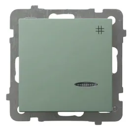 ospel-as-lacznik-krzyzowy-podswietlenie-zielony-mat-podtynkowy-lp-4gs-m-84