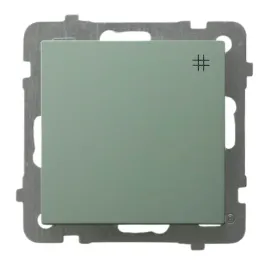 ospel-as-lacznik-krzyzowy-zielony-matowy-podtynkowy-ip20-lp-4g-m-84