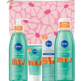 nivea-zestaw-oczyszczajacy-do-twarzy-derma-clear-kosmetyczka
