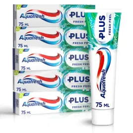 zestaw-aquafresh-plus-fresh-feel-pasta-do-zebow-z-fluorem-75ml-x5