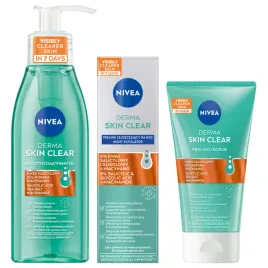 nivea-zestaw-oczyszczajacy-do-twarzy-derma-clear