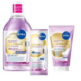 zestaw-nivea-luminous630-skin-glow-serum-plyn-micelarny-zel-do-mycia-twarzy