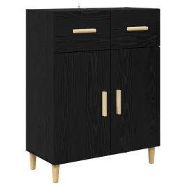 drewniany-sideboard-w-kolorze-czarnego-debu-z-szufladami-i-drzwiami